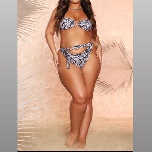 Fashionova Maldives Summers Underwire 2 Piece Bikini - Black - Size M